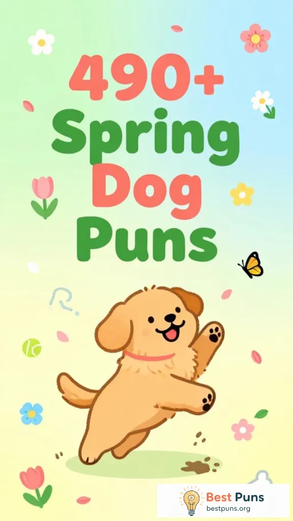 best Spring Dog Puns
