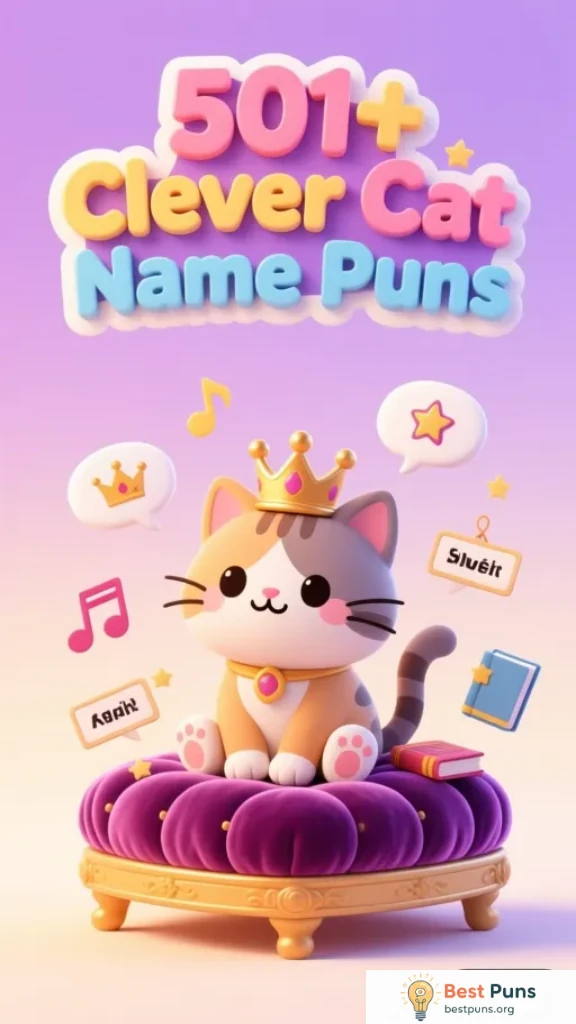 Clever Cat Name Puns