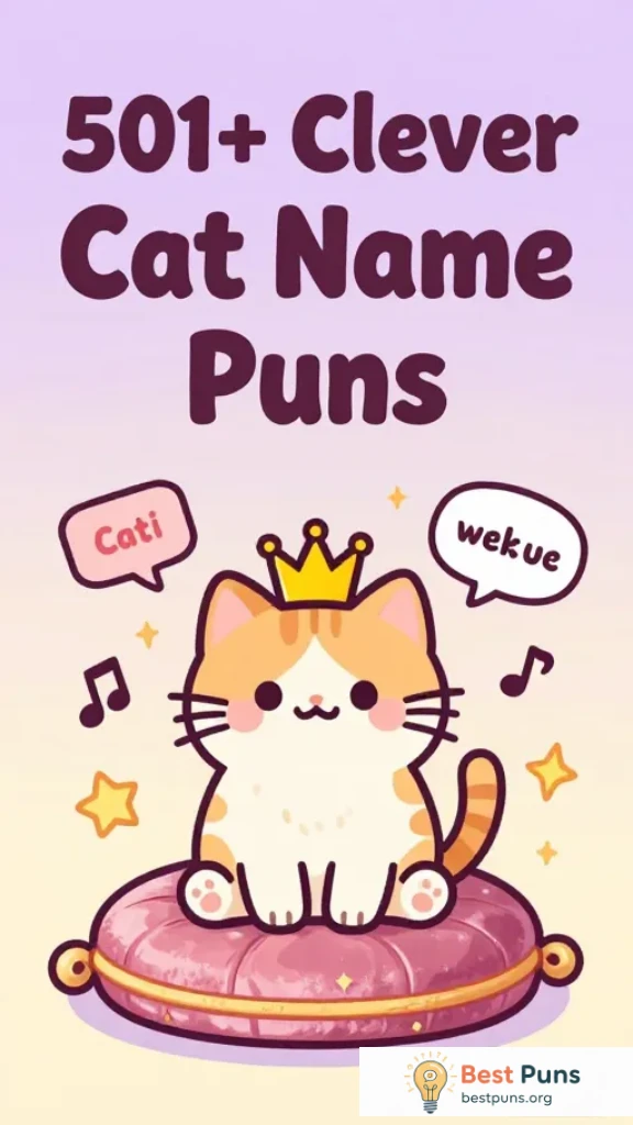 Clever Cat Name Puns