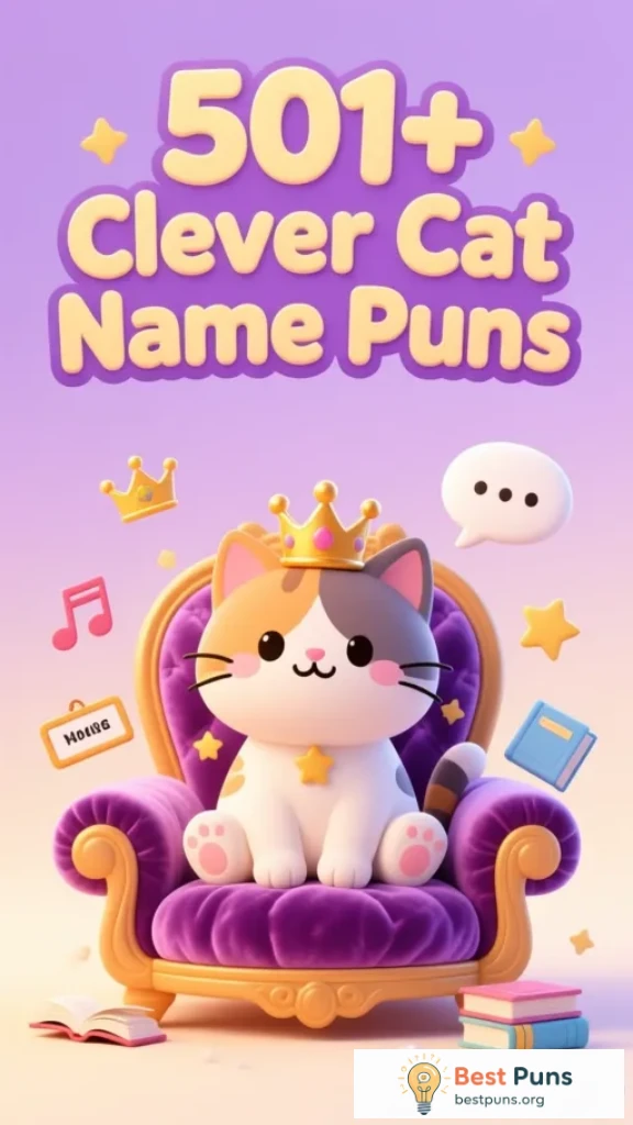 Clever Cat Name Puns