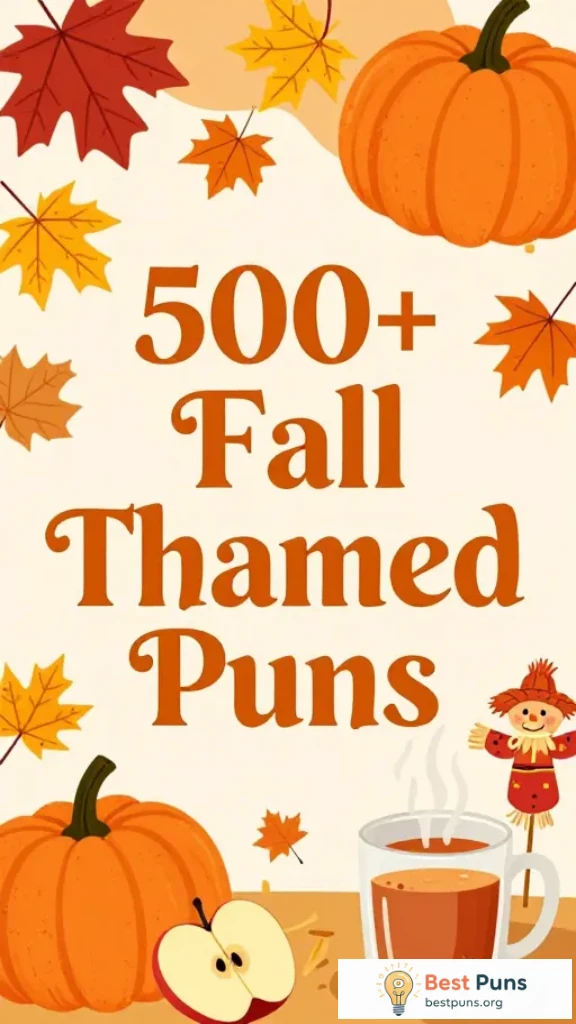 Fall Themed Puns