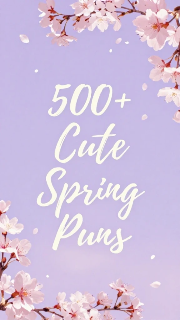 Cute Spring Puns