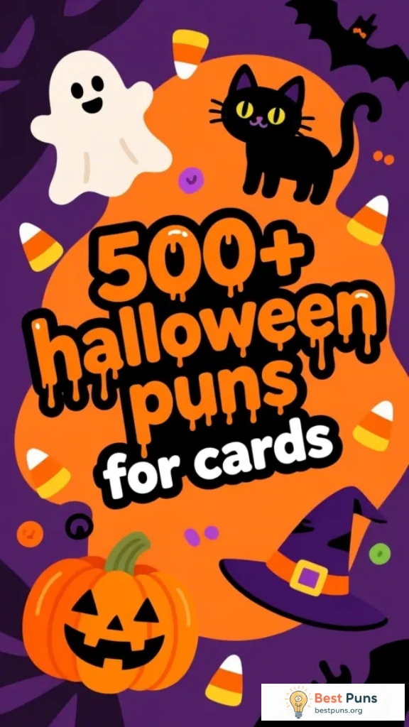 Funny Halloween Puns for Cards