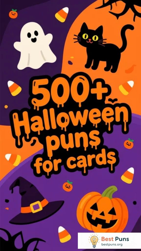 Funny Halloween Puns for Cards