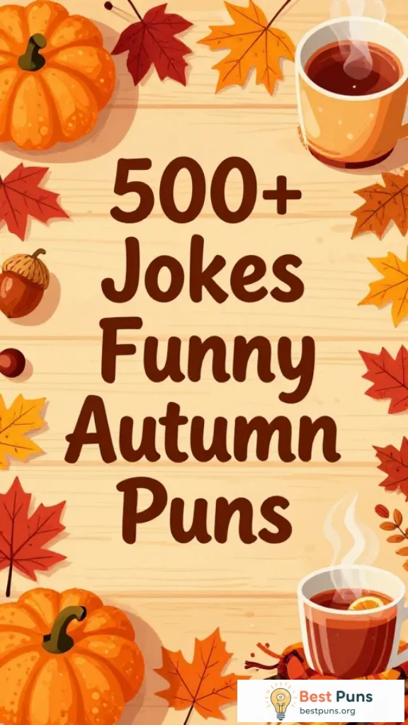 Jokes Funny Autumn Puns