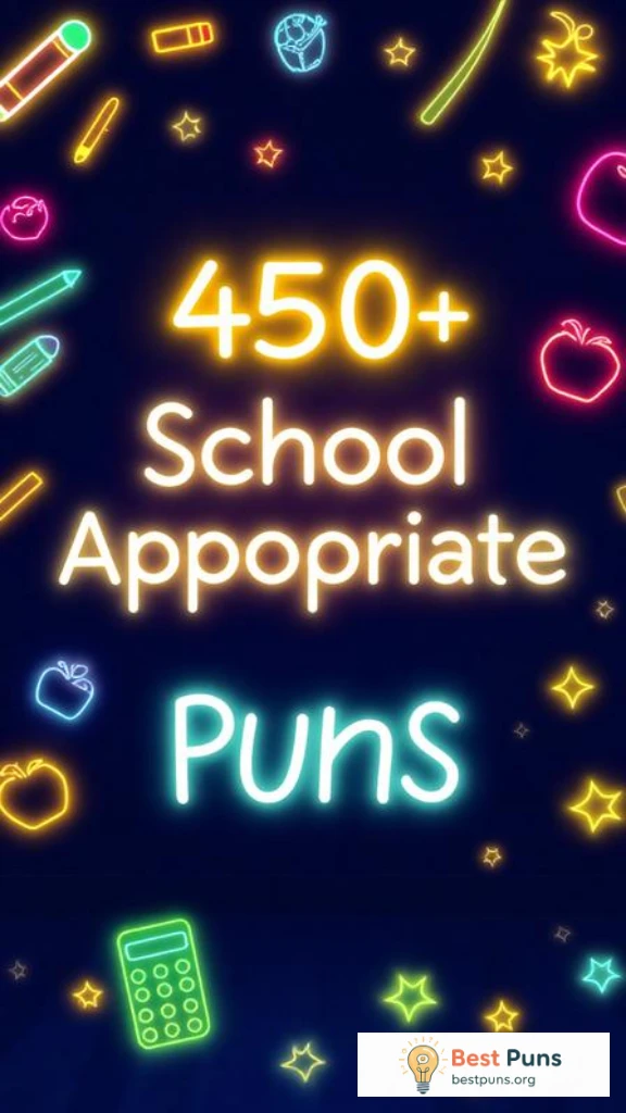 School Appropriate Puns