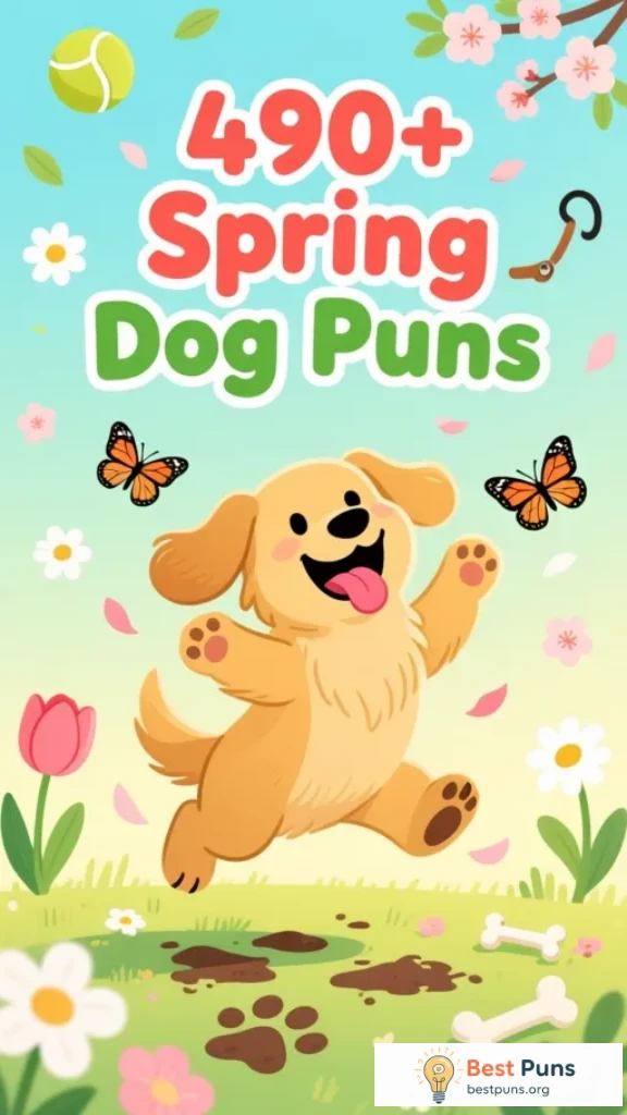 new Spring Dog Puns