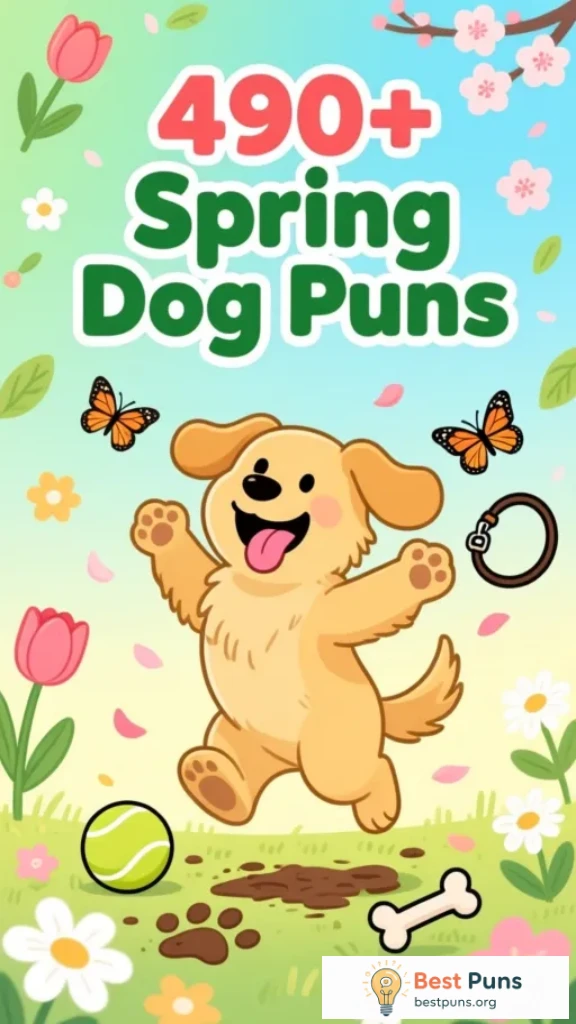 Spring Dog Puns