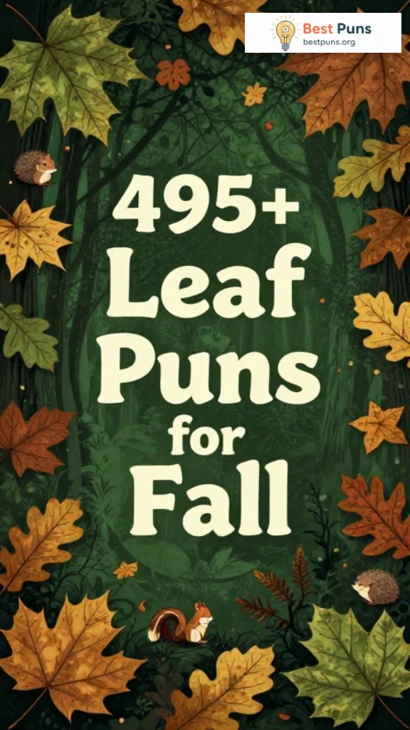 Leaf Puns for Fall