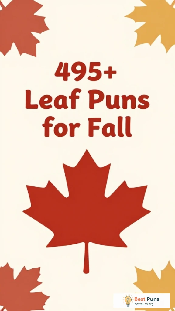 Leaf Puns for Fall