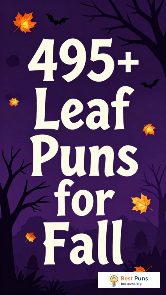 Leaf Puns for Fall