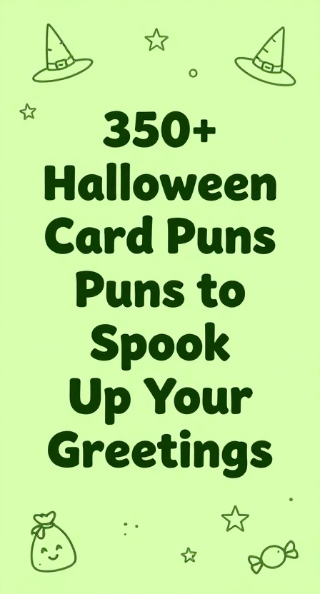 Halloween Card Puns