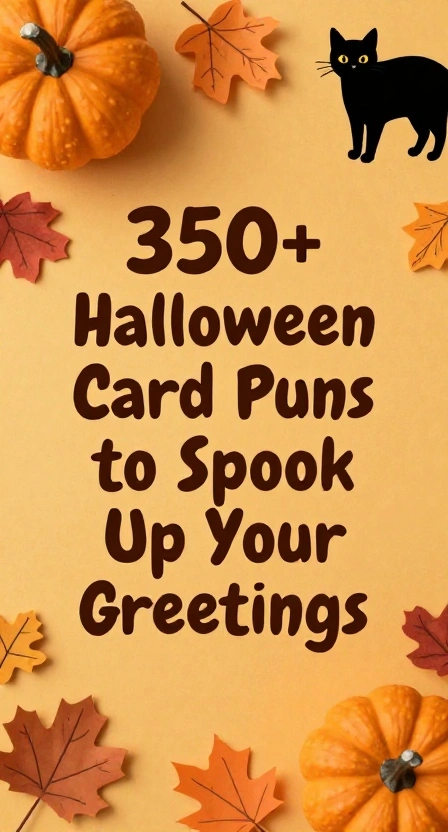 Halloween Card Puns